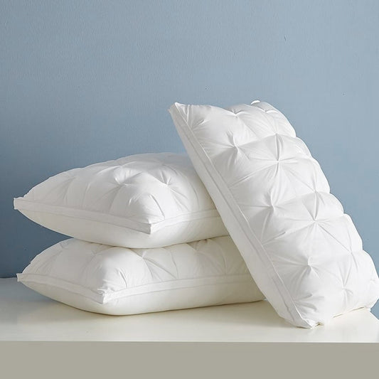 Signature Collection | 100% Goose Down Pillows Set with Cotton Casing | Hypoallergenic Comfort for All Sleep Positions 1