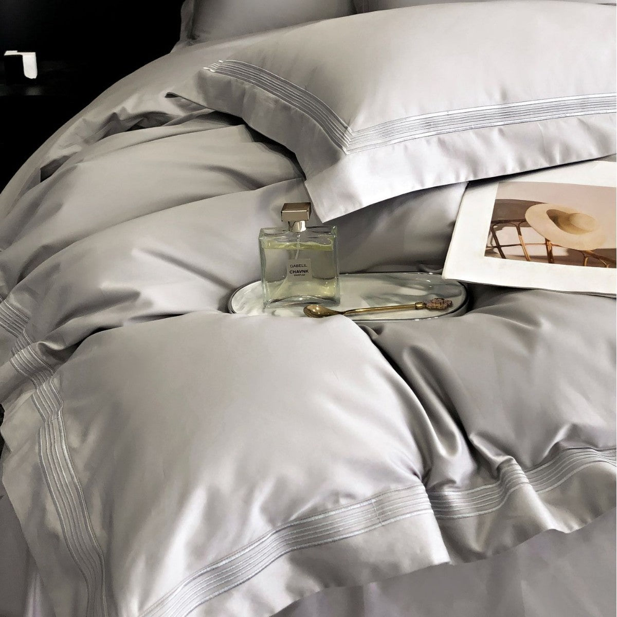 Pure Cotton Embroidered Four-Piece Bedding Set