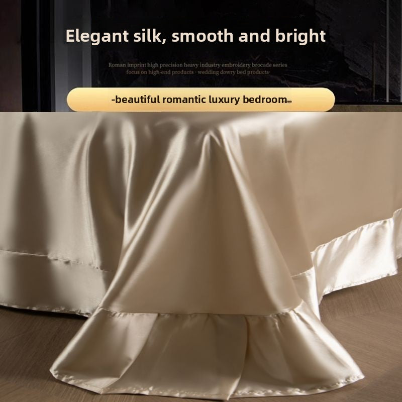Luxury Silk Four-Piece Bedding Set