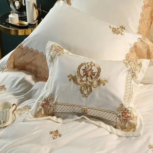 Amara Collection | Egyptian Cotton Bedding Set with Elegant Embroidery | Luxurious Comfort for Stylish Bedrooms 5