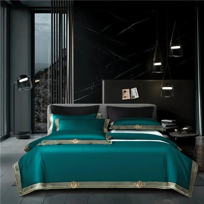 Elegance Collection | King Size Duvet Cover Set with 1000TC Egyptian Cotton | Luxurious Bedding for Ultimate Comfort 10