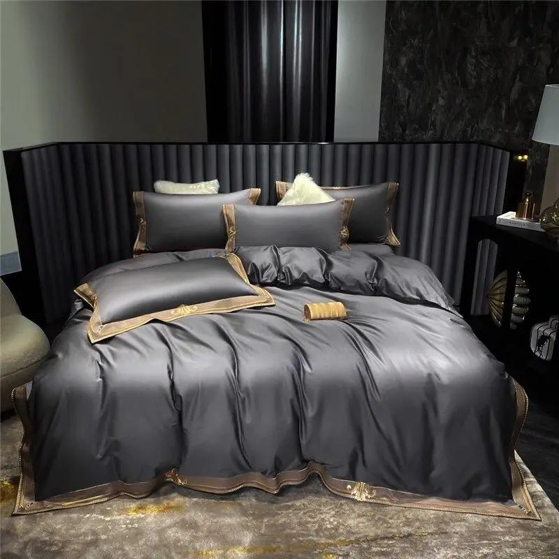 Elegance Collection | King Size Duvet Cover Set with 1000TC Egyptian Cotton | Luxurious Bedding for Ultimate Comfort 8