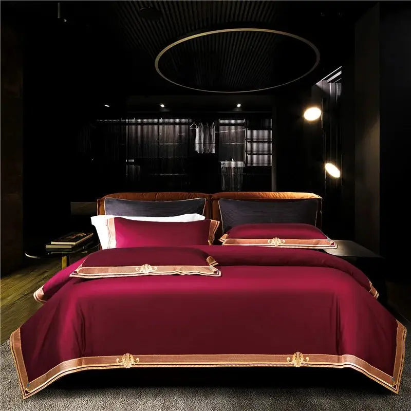 Elegance Collection | King Size Duvet Cover Set with 1000TC Egyptian Cotton | Luxurious Bedding for Ultimate Comfort 9
