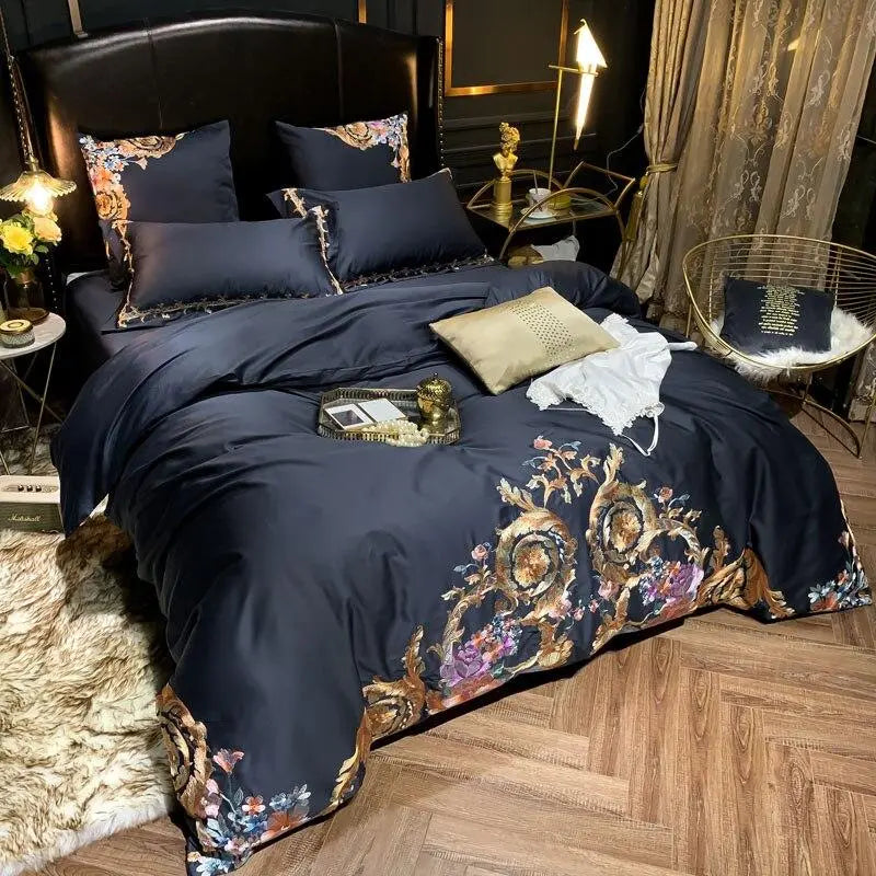 Elegant Egyptian Cotton Bedding Set with Luxurious Embroidery | Comfort and Style for Your Bedroom 3