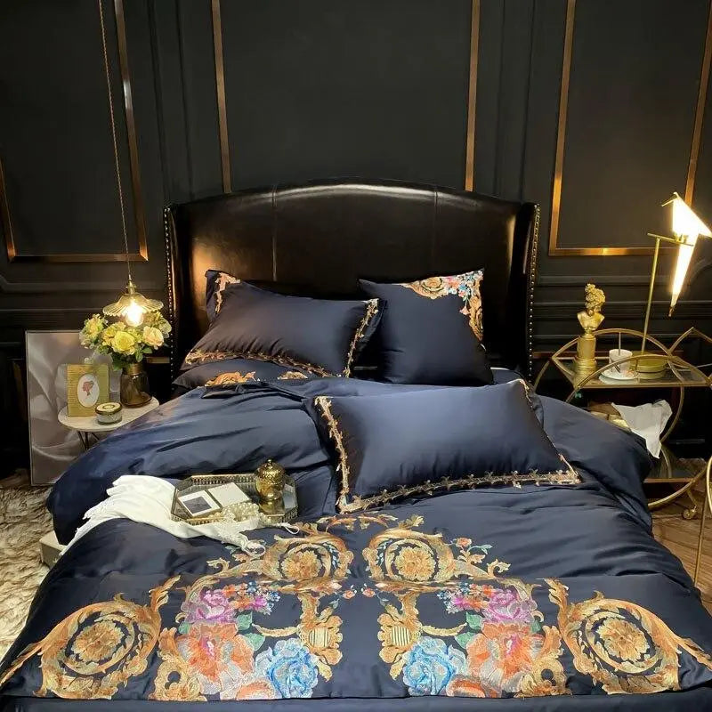 Elegant Egyptian Cotton Bedding Set with Luxurious Embroidery | Comfort and Style for Your Bedroom 5