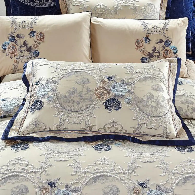 Elegant Jacquard Bedding Set | Luxurious Duvet Covers for Stylish Comfort in Queen & King Sizes 3