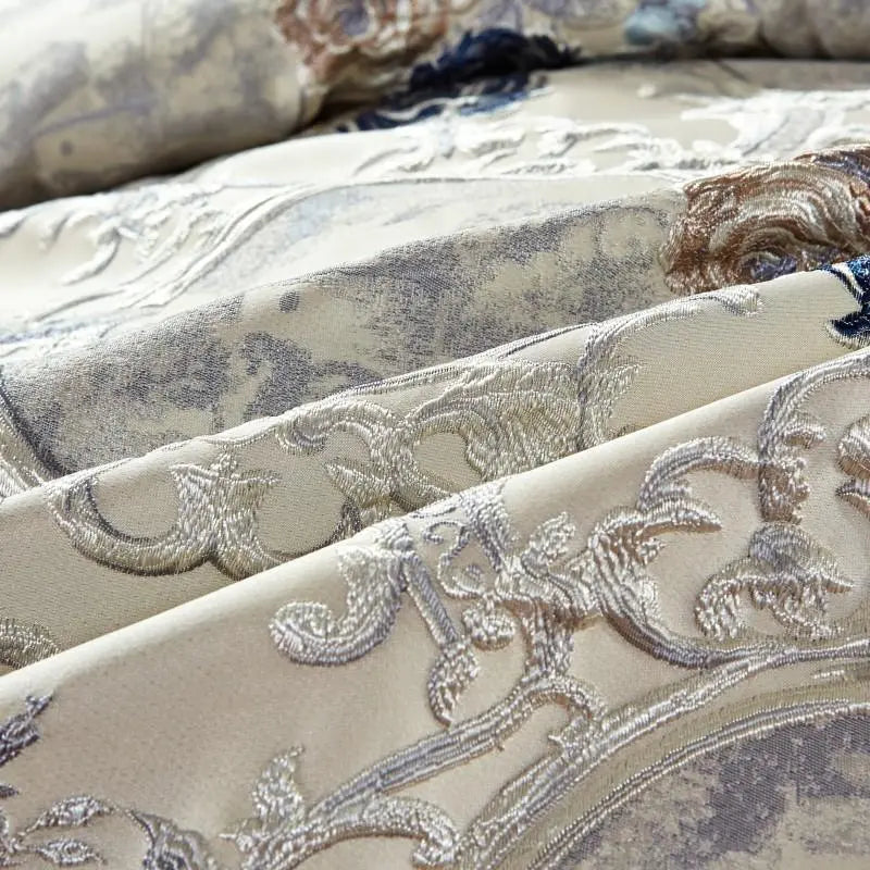 Elegant Jacquard Bedding Set | Luxurious Duvet Covers for Stylish Comfort in Queen & King Sizes 5