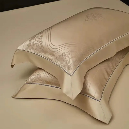 Luminous Luxury | Standard Pillowcase Size Set with Silky Smooth Fabric | Elegant Comfort for a Restful Sleep 0