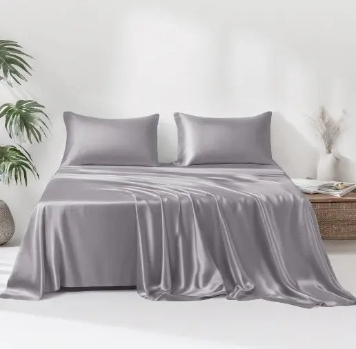 Luxurious Silk Bed Sheet | 100% Mulberry Silk with 25 Momme for Ultimate Comfort 5