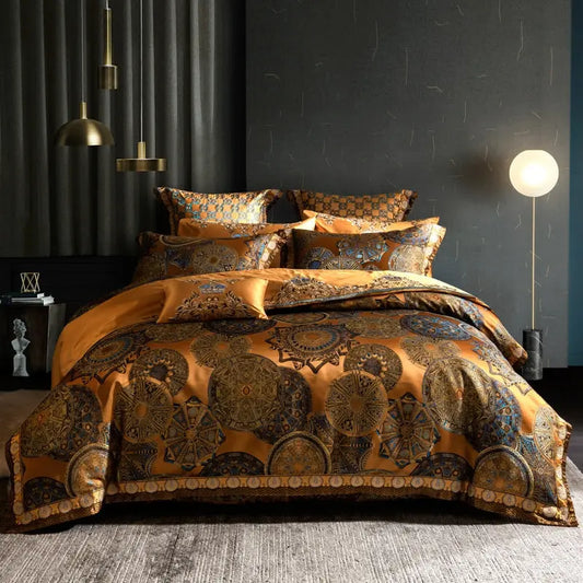 Luxury Cotton Duvet Cover Set with 600 Thread Count | Elegant Bedding for Ultimate Comfort 1