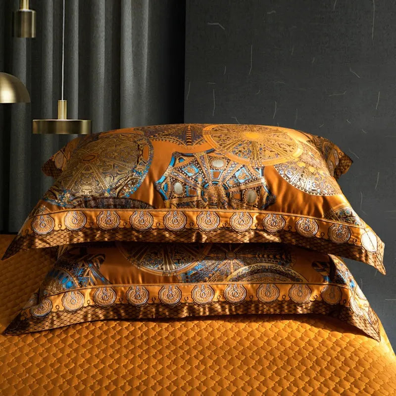 Luxury Cotton Duvet Cover Set with 600 Thread Count | Elegant Bedding for Ultimate Comfort 4