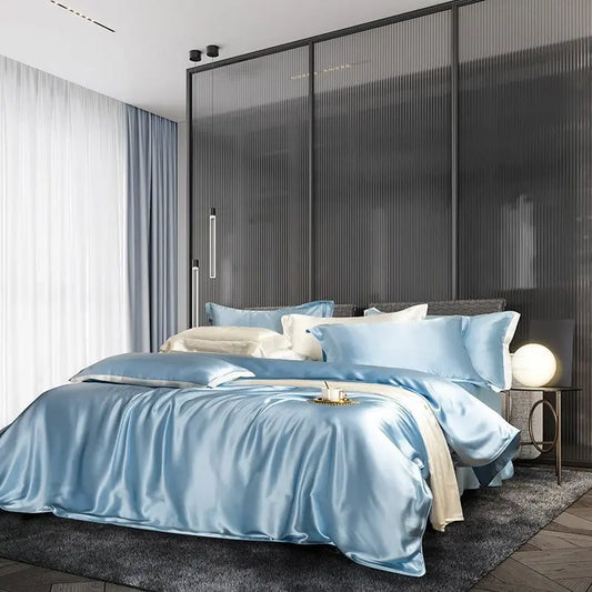 Mulberry Silk Bedding Set | Hypoallergenic Duvet Covers for Luxurious Comfort 1