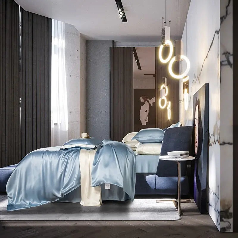 Mulberry Silk Bedding Set | Hypoallergenic Duvet Covers for Luxurious Comfort 4