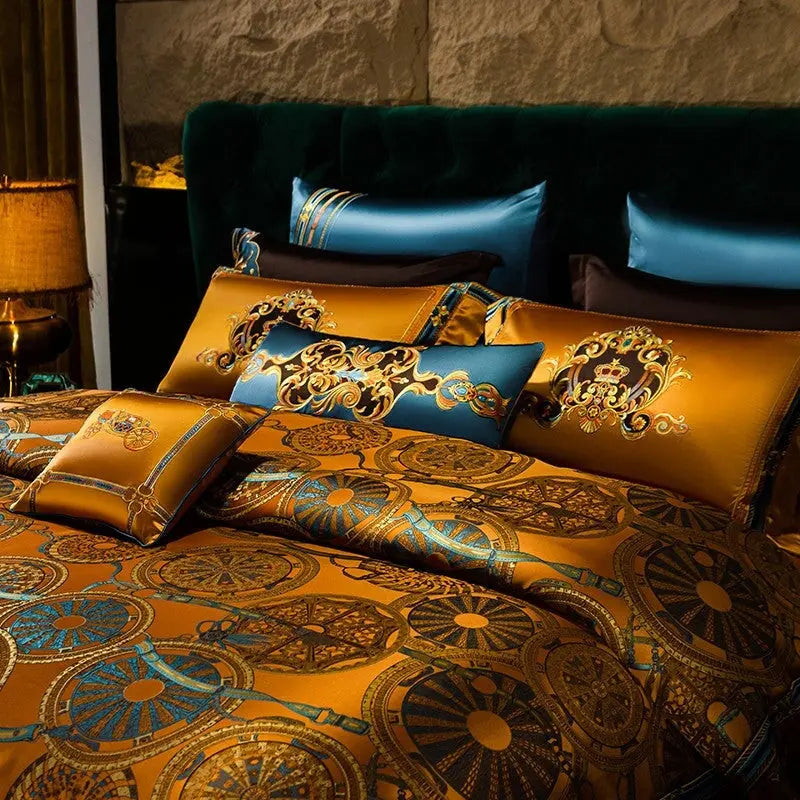Sahara Collection | King Size Duvet Cover Set in Egyptian Cotton with Mandala Design | Luxurious Bedding for Dreamy Sleep 5