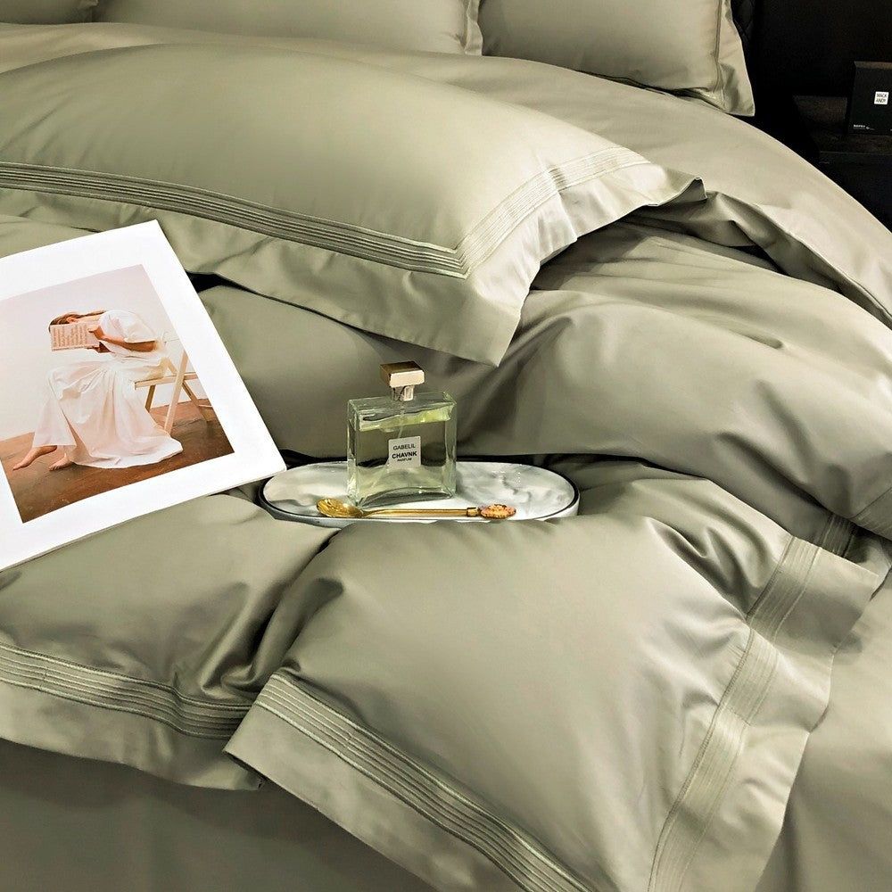 Pure Cotton Embroidered Four-Piece Bedding Set